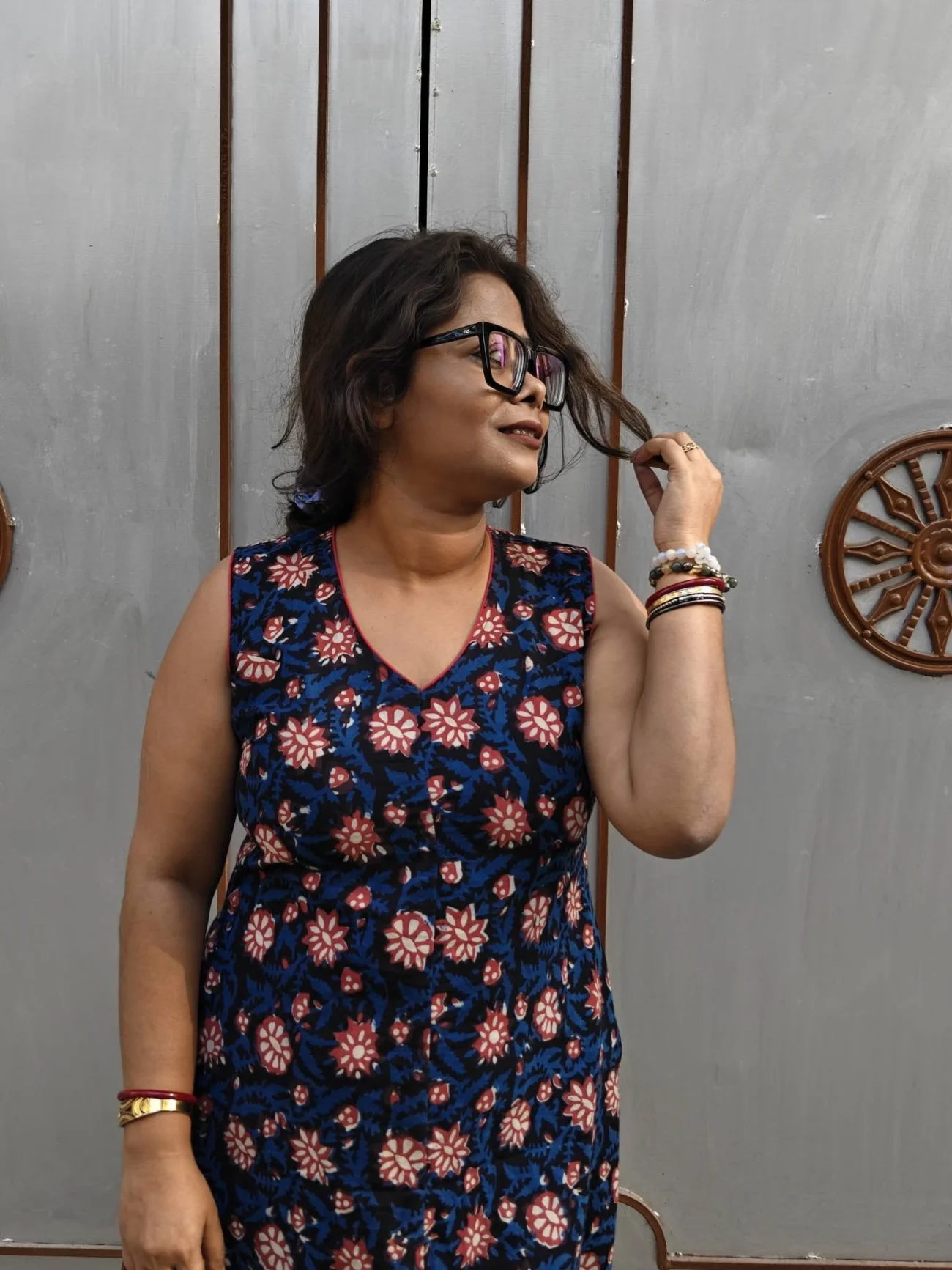 Midnight Bloom Shift Dress3