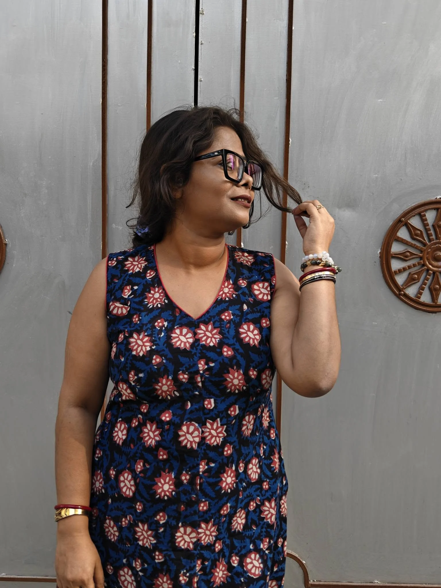 Midnight Bloom Shift Dress3